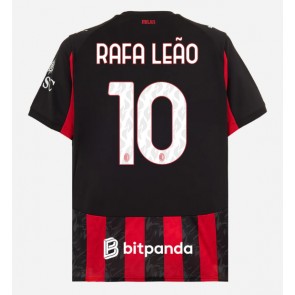 AC Milan Rafael Leao #10 Replica Home Stadium Shirt 2025-26 Short Sleeve